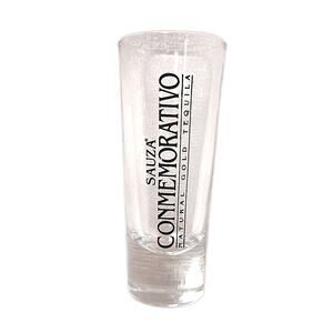 VNTG‎ Suaza Tall Shot Glass Commemorativo Natural Gold Tequila Clear Nostalgia